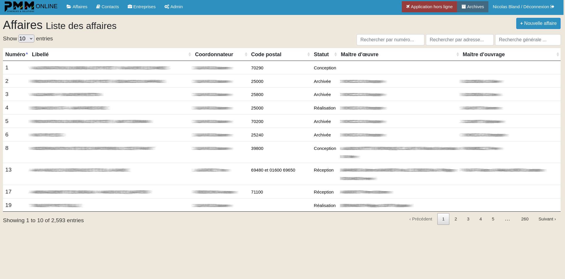 Interface PMM 1