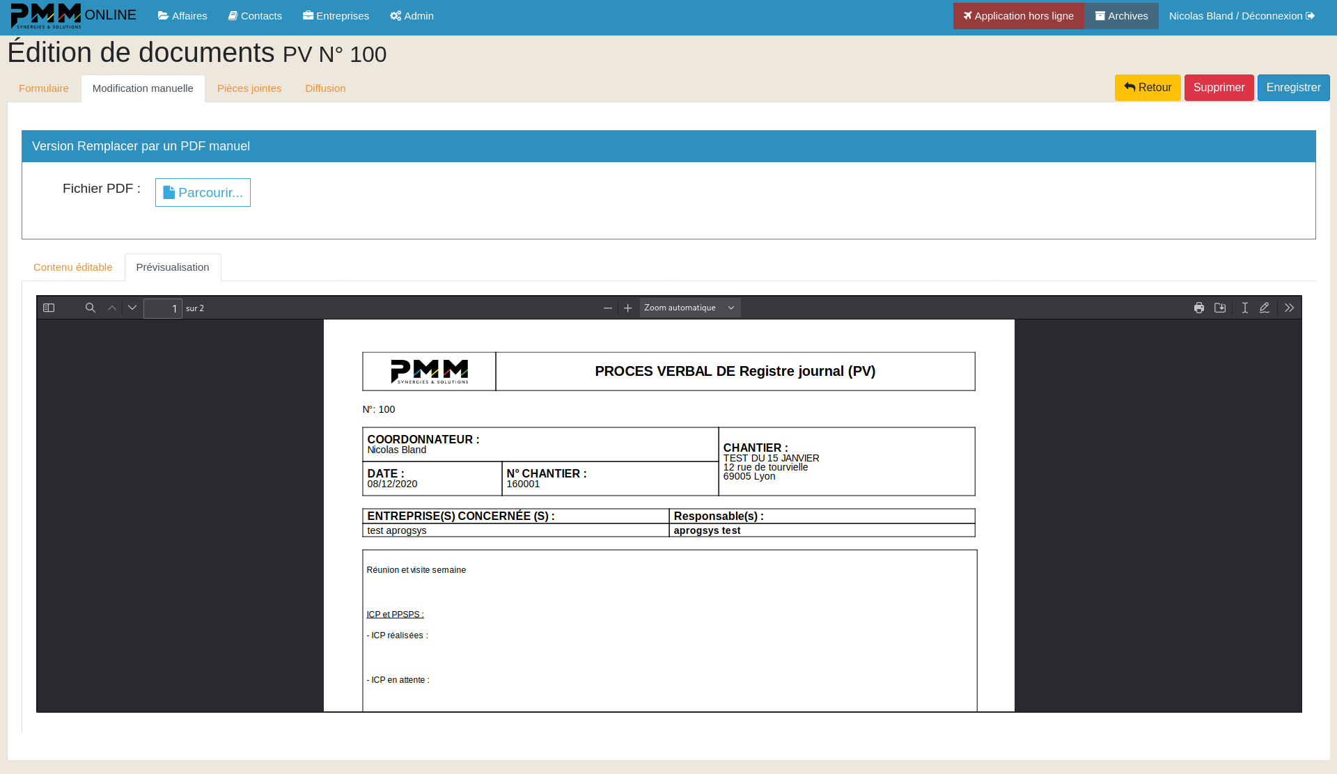 Interface PMM 4